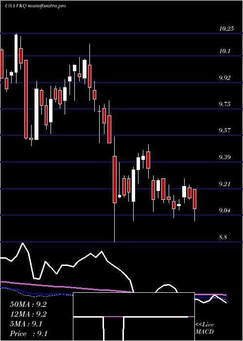 weekly chart InvescoMunicipal