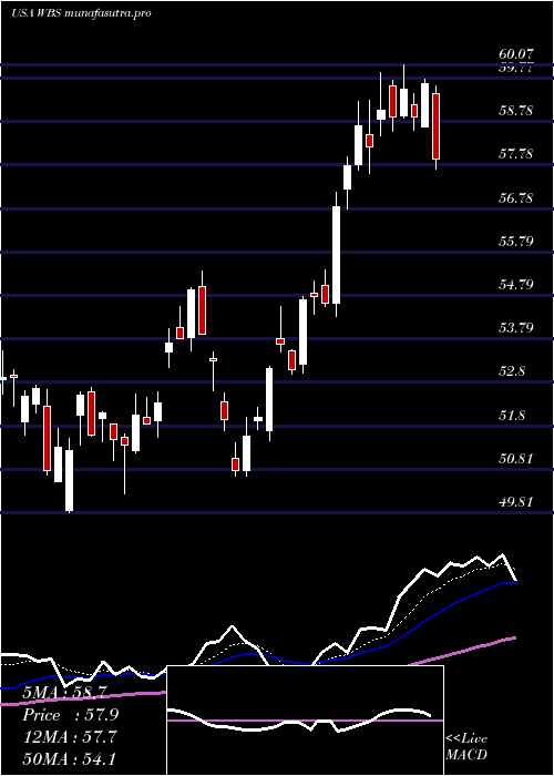 Daily chart WebsterFinancial