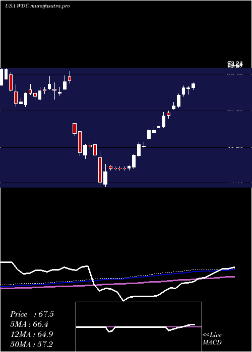 weekly chart WesternDigital