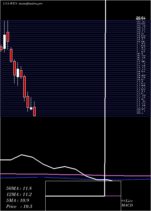 monthly chart WendyS
