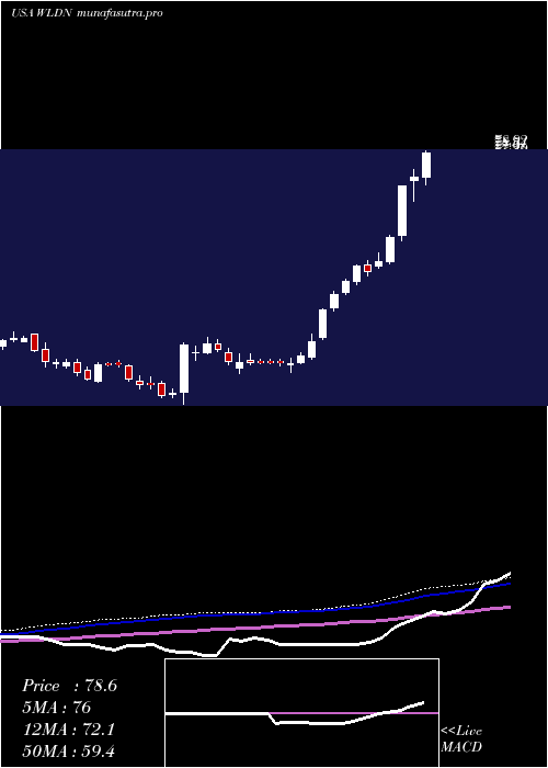 weekly chart WilldanGroup