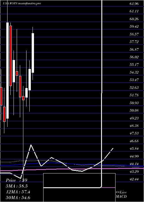 monthly chart WsfsFinancial