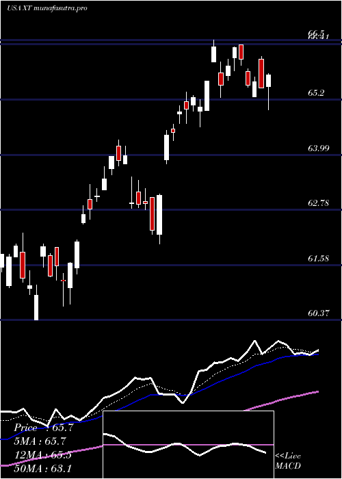Daily chart IsharesExponential