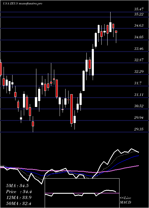 Daily chart OlympicSteel