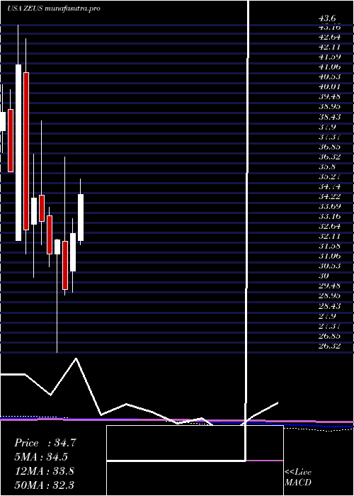 monthly chart OlympicSteel