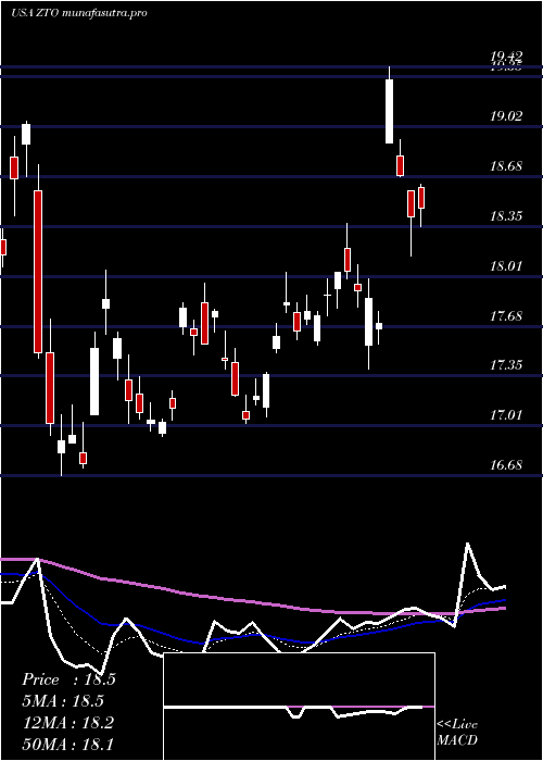 Daily chart ZtoExpress